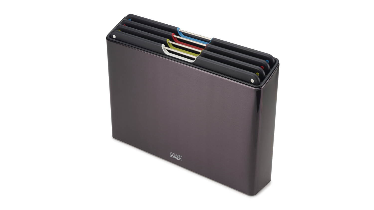 Joseph Joseph Carbon Black Chopping Board Folio - Minimalist Colour-Coded