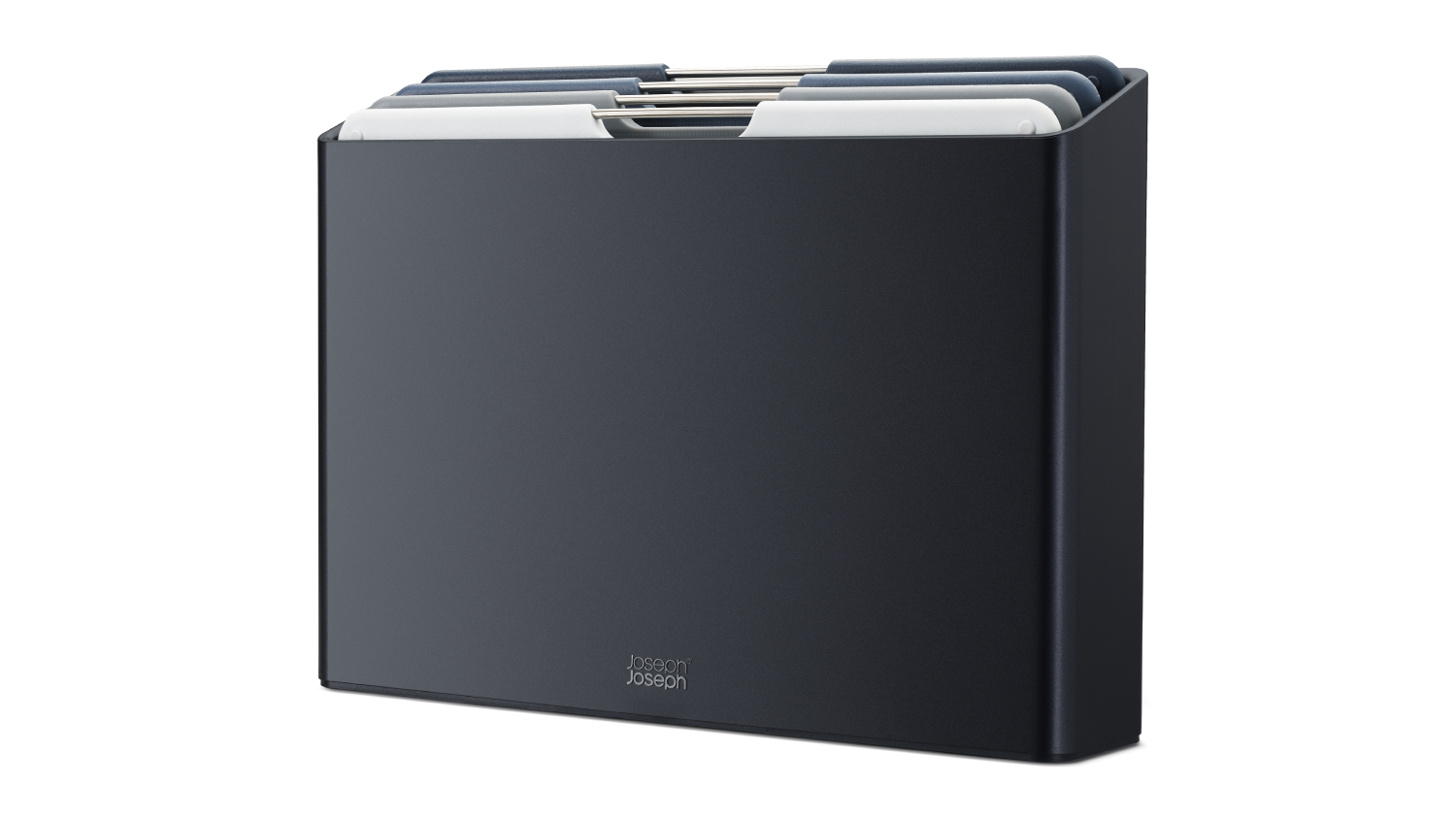 Joseph Joseph Matte Graphite Chopping Board Folio Large - Blue-Grey