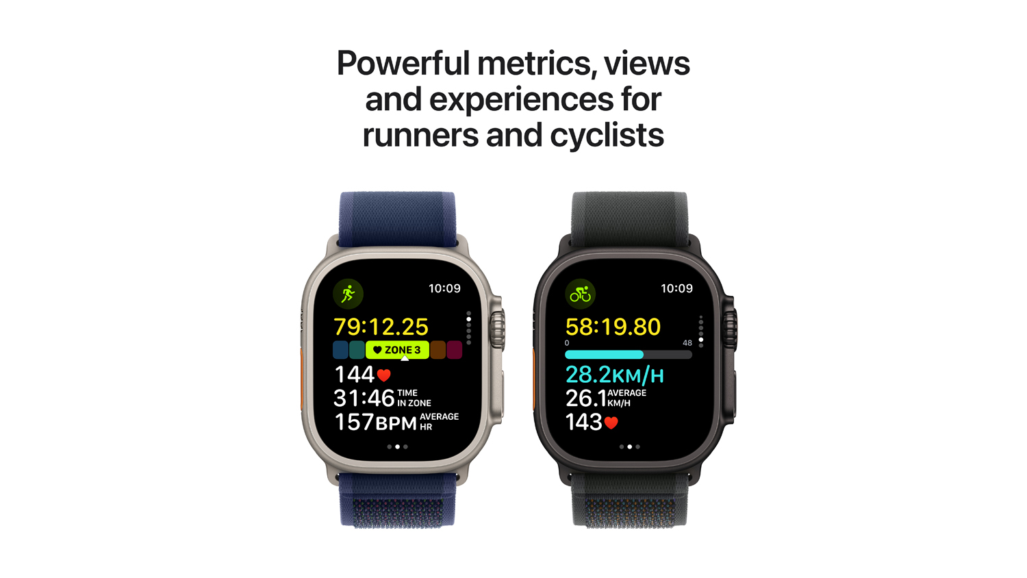 Apple Watch Ultra 2 - Natural Titanium Case with Blue Trail Loop (49mm, GPS+Cellular, Bluetooth, Small-Medium)