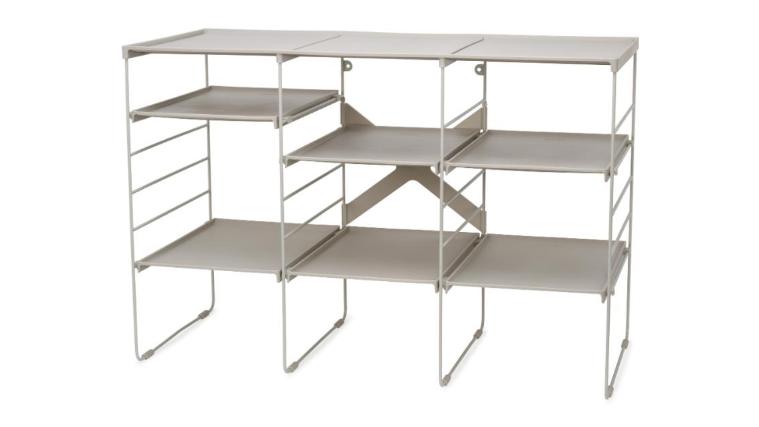 Joseph Joseph Level PLUS Adjustable Shoe Rack 75 x 35 x 51cm - White