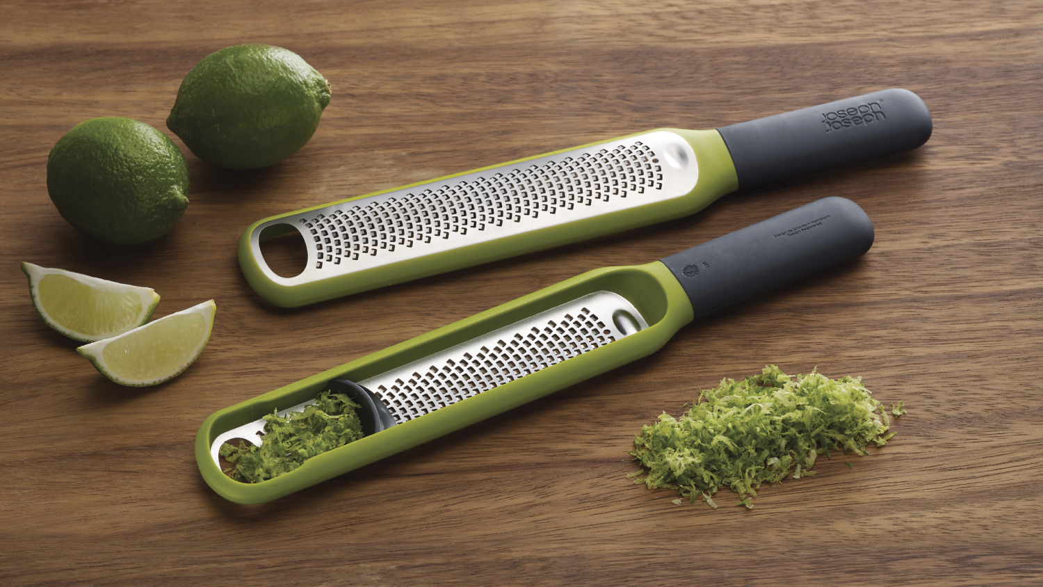 Joseph Joseph Handi-Zest Kitchen Zester with Integrated Blade Wipe