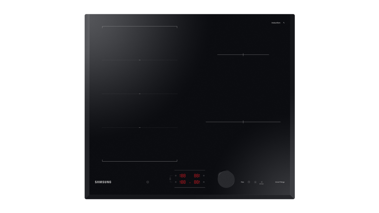 Samsung 60cm 4 Zone Induction Cooktop - Black (Series 6/NZ64B6058KK)