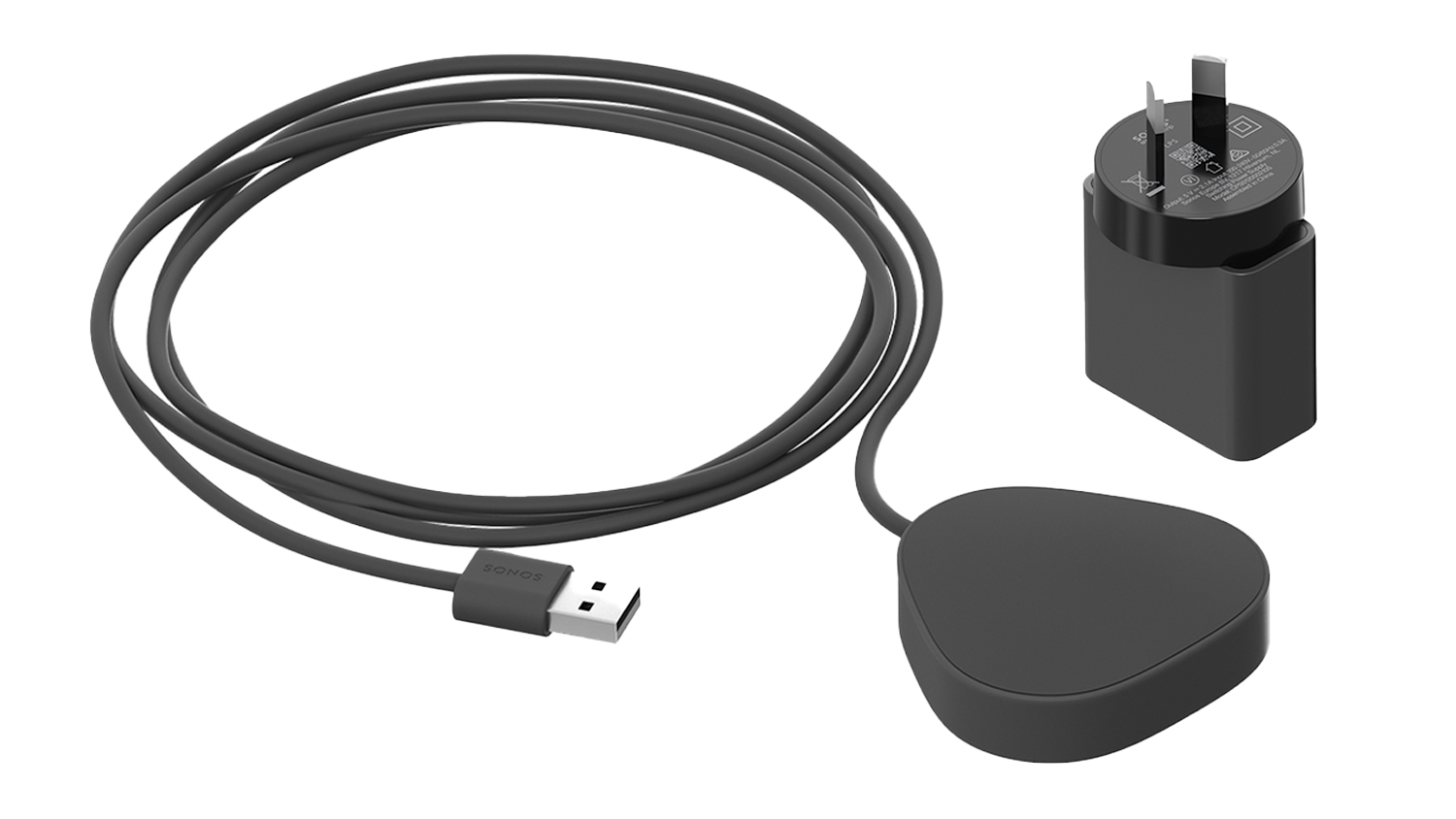 Sonos Wireless Charging Base for the Roam Speaker - Shadow Black (RMWCHAU1BLK)