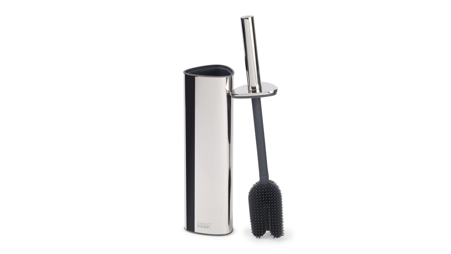 Joseph Joseph Flex 360 Toilet Brush with Caddy - Stainless Steel