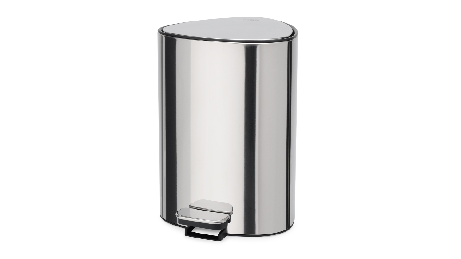 Joseph Joseph EasyStore Luxe Pedal Rubbish Bin with Bin Liner Storage 5L - Stainless Steel