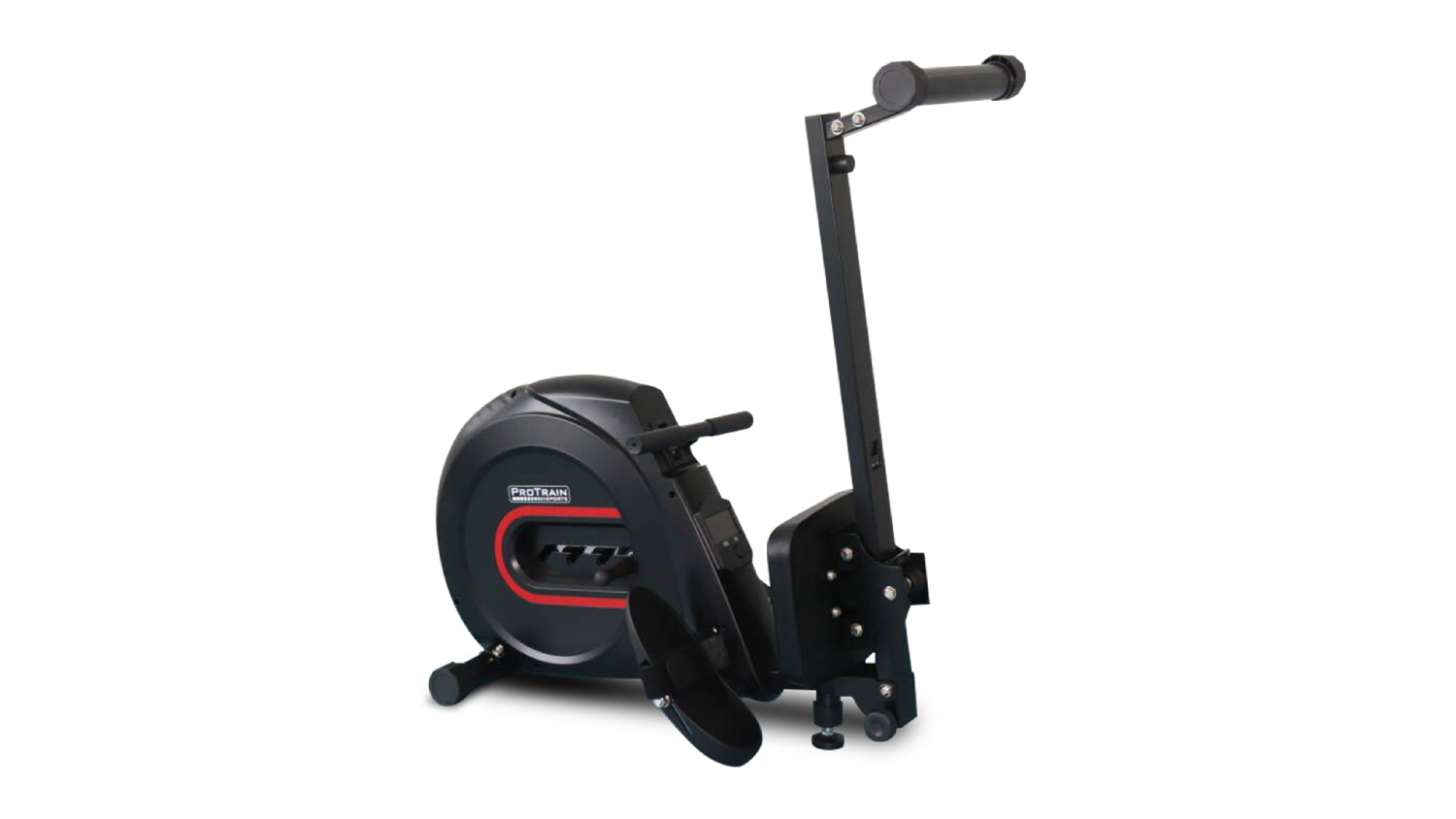 TSB Living Quad-Resistance Folding Rowing Machine with Elastic Rope, Castors