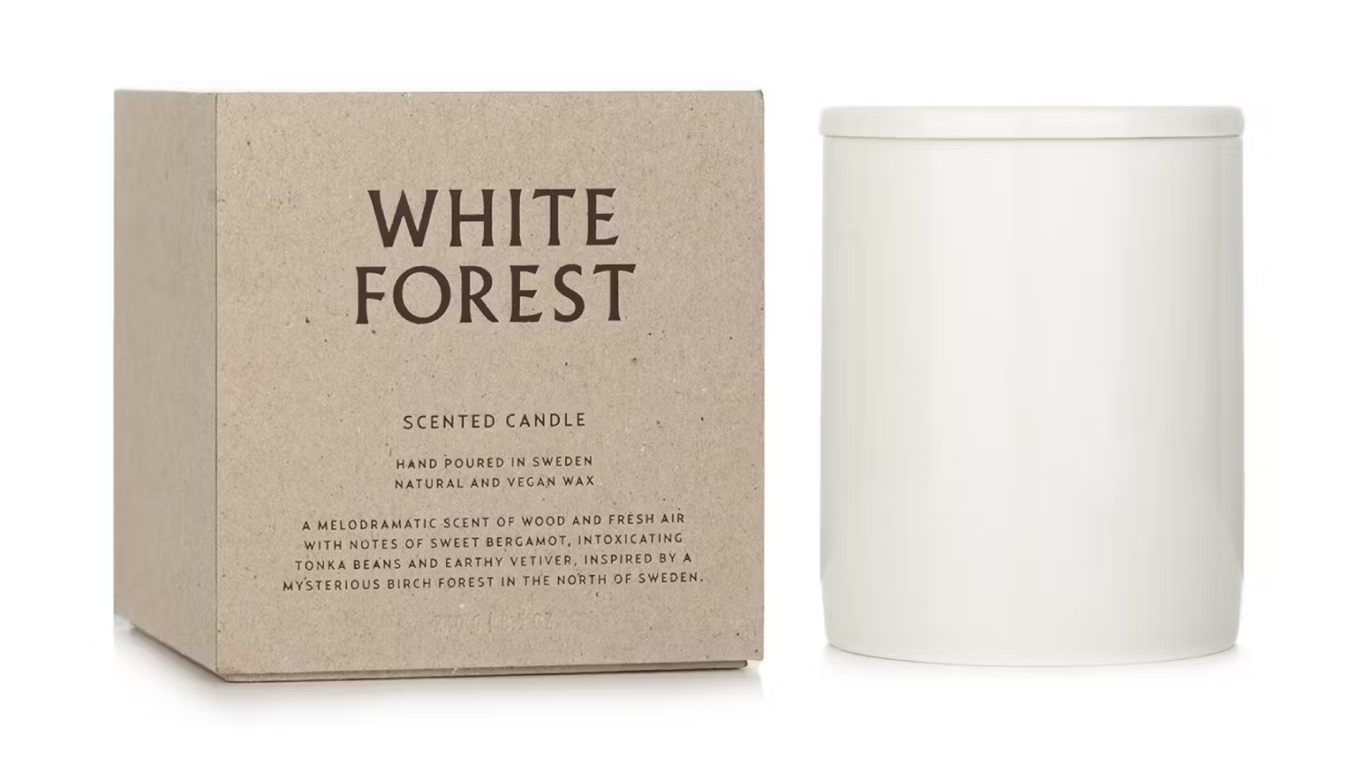 Bjork & Berries Scented Candle - White Forest - 240g/8.5oz"