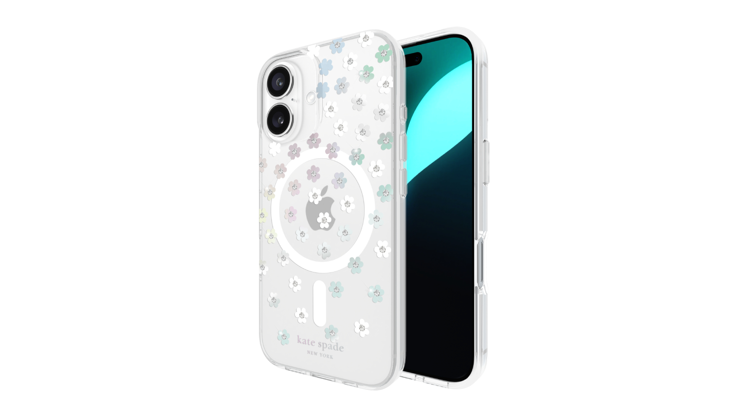 Kate Spade New York Case with MagSafe for iPhone 16 - Scattered Flowers