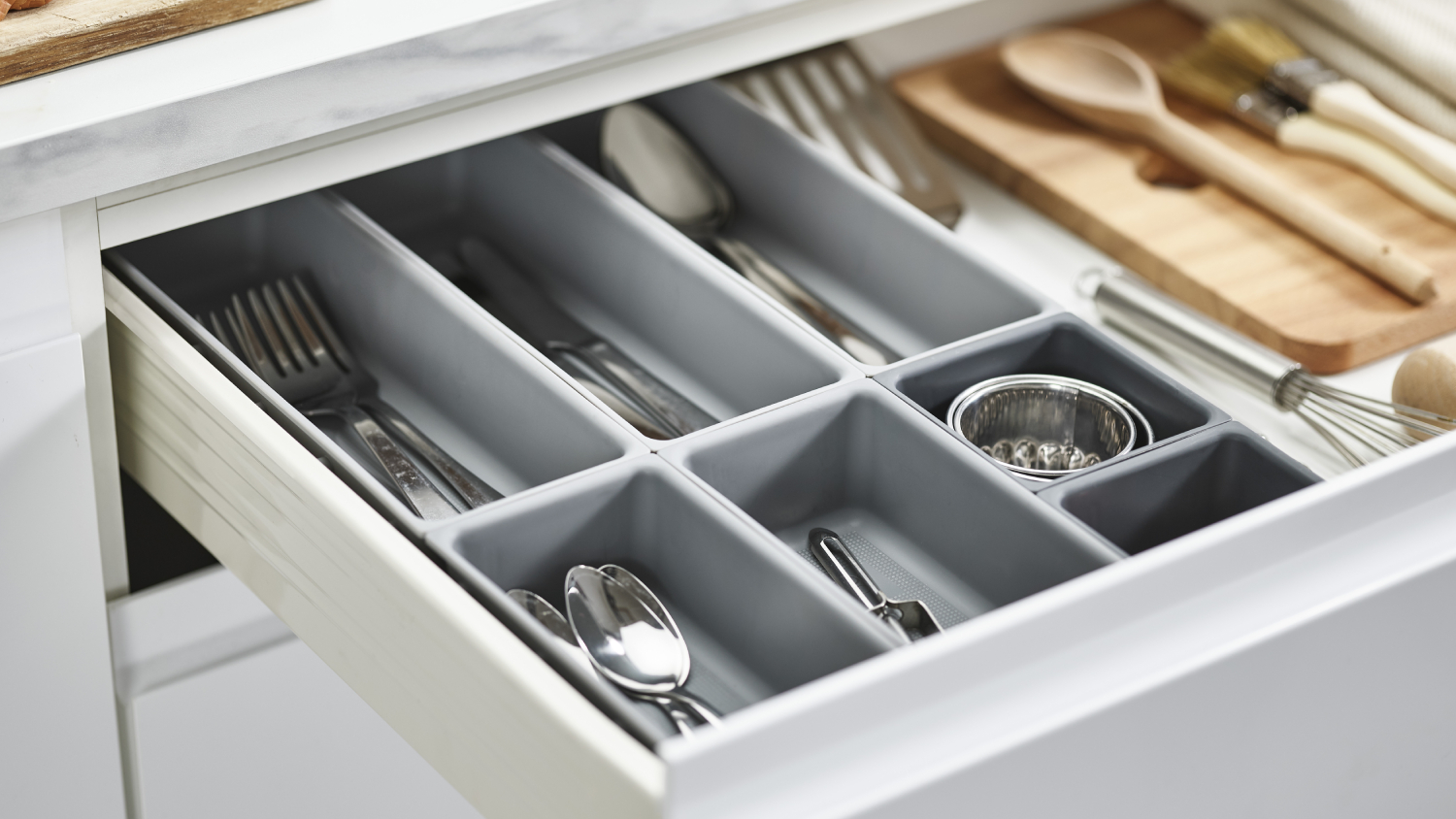 Joseph Joseph BLOX Modular Drawer Organisation System 7pcs. - Grey