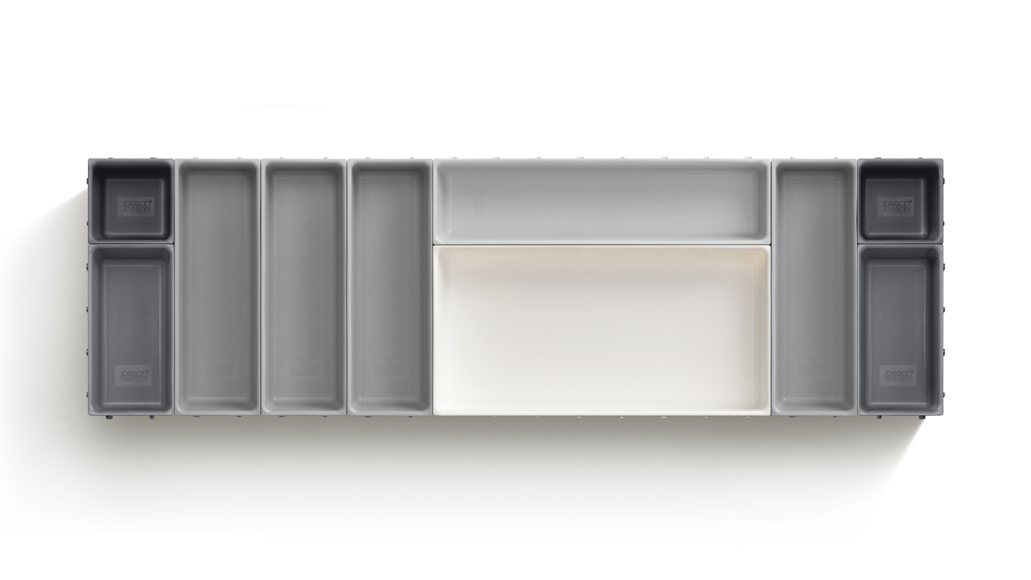 Joseph Joseph BLOX Modular Drawer Organisation System 10pcs. - Grey