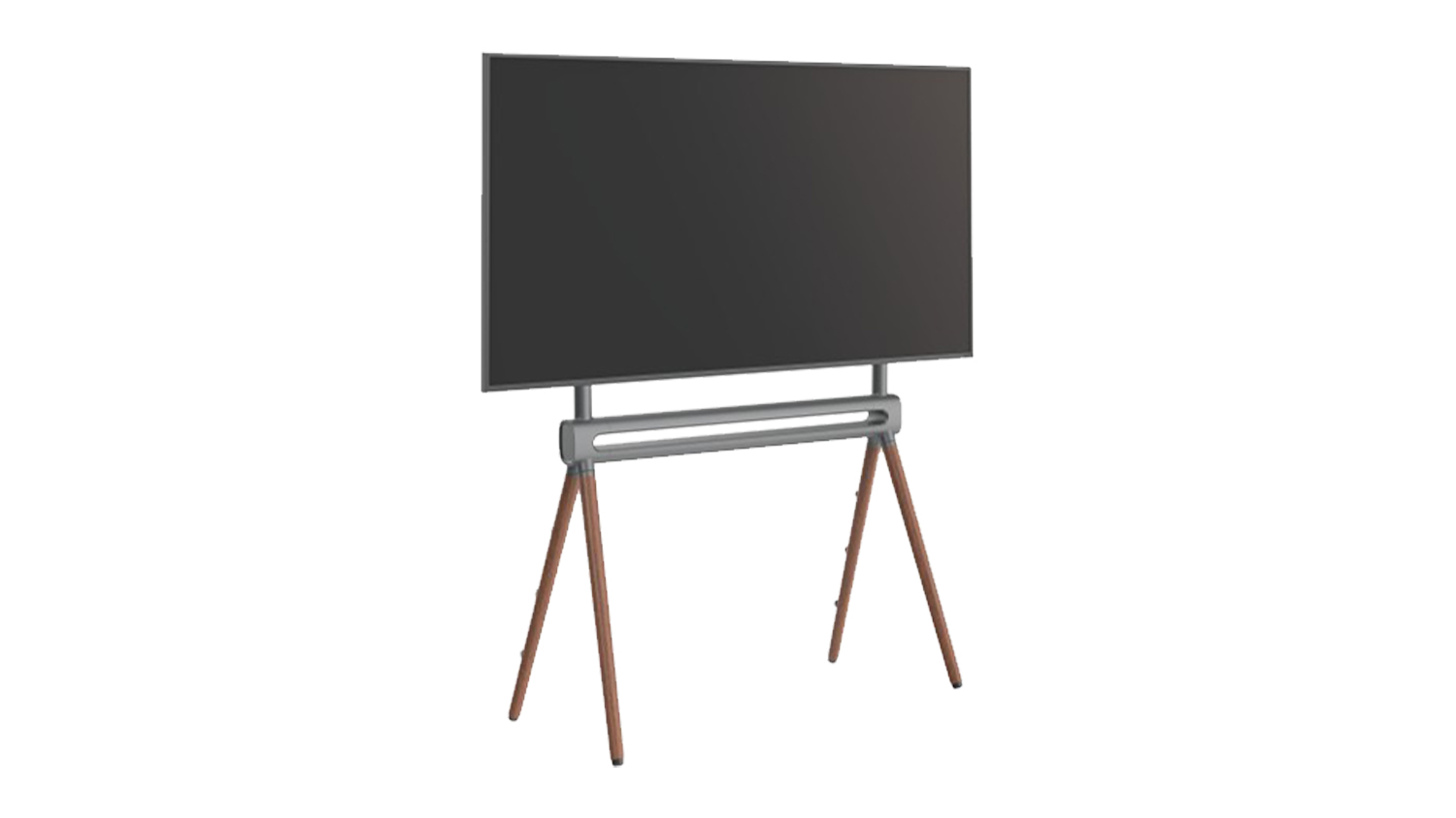Konic Floor Stand 49" to 70" TV with RGB Lighting - Flat Design - Wood (KF29-4601RGB)