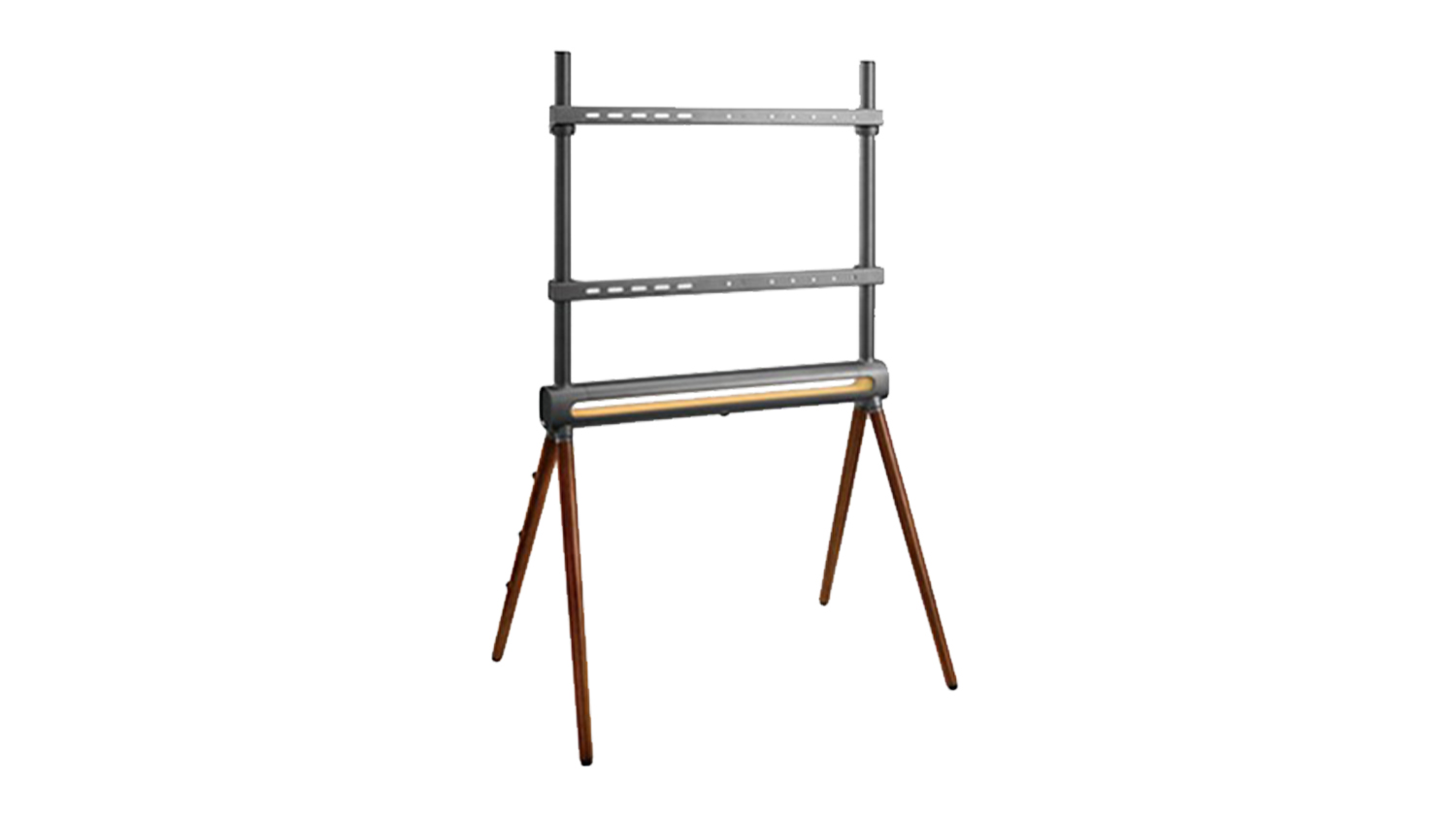 Konic Floor Stand 49" to 70" TV with RGB Lighting - Flat Design - Wood (KF29-4601RGB)