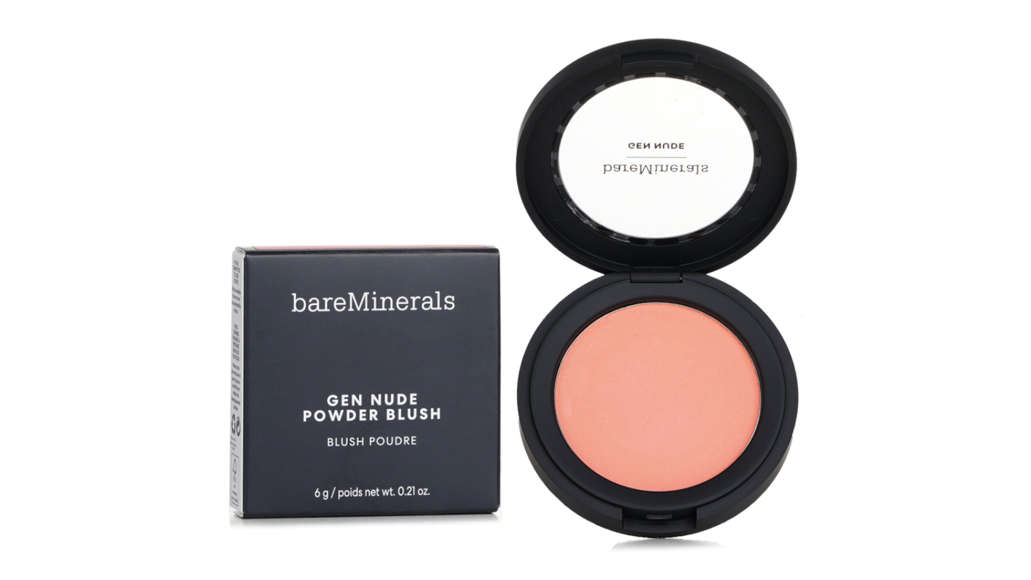 BareMinerals Gen Nude Powder Blush - # Pretty In Pink - 6g/0.21oz