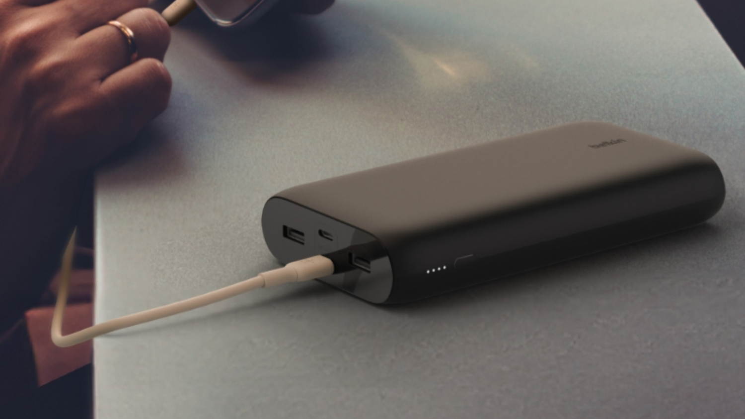 Belkin BoostCharge 26,000mAh 4-Port USB-C & USB-A Power Bank - Black (BPB016btBK)