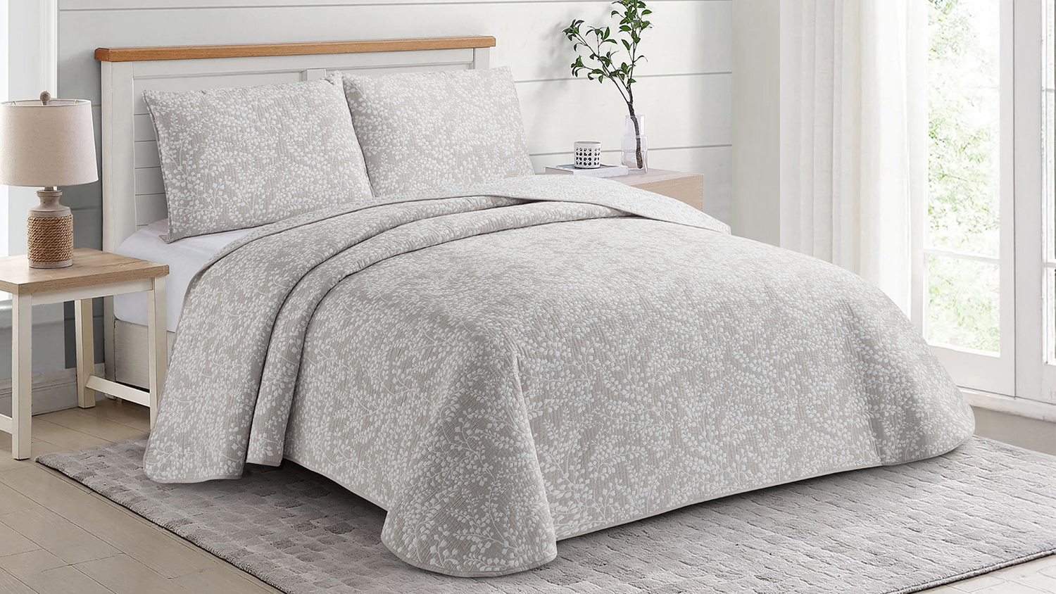 Ari Natural Bedspread Set by L'Avenue