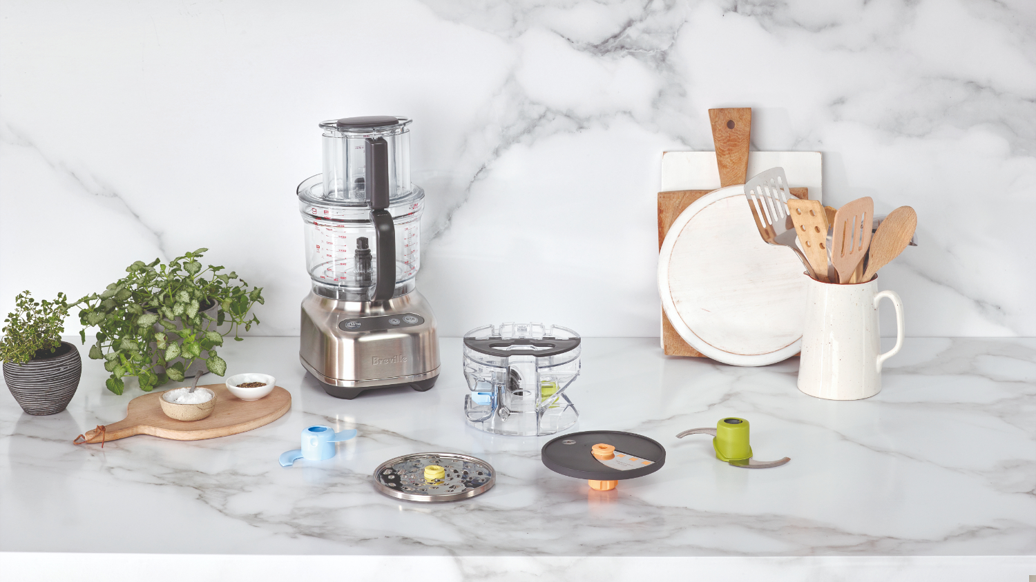 Breville the Kitchen Wizz 9 Cup Food Processor - Brushed Stainless Steel (BFP610BSS)