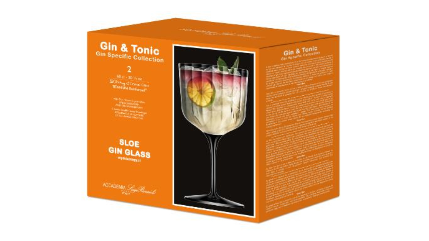 Luigi Bormioli Sloe Gin Glass 600ml 2pcs.