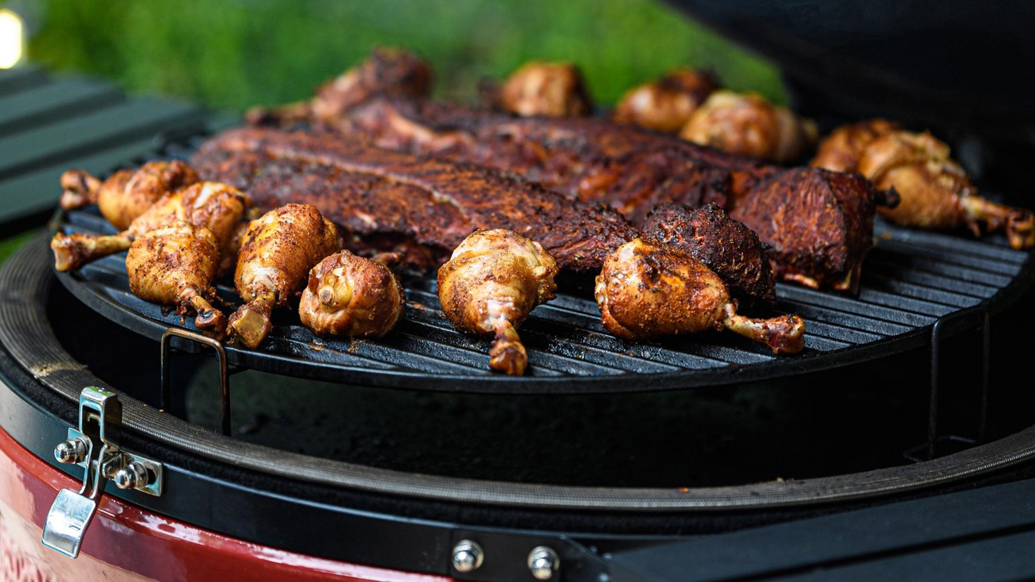 Kamado Joe Big Joe II Red Grill