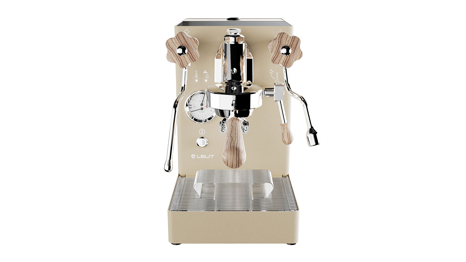 A front view of the Lelit MaraX Manual Espresso Machine