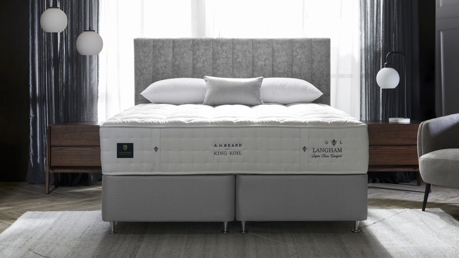 Grand Luxury Langham Extra Firm King Single Mattress by King Koil