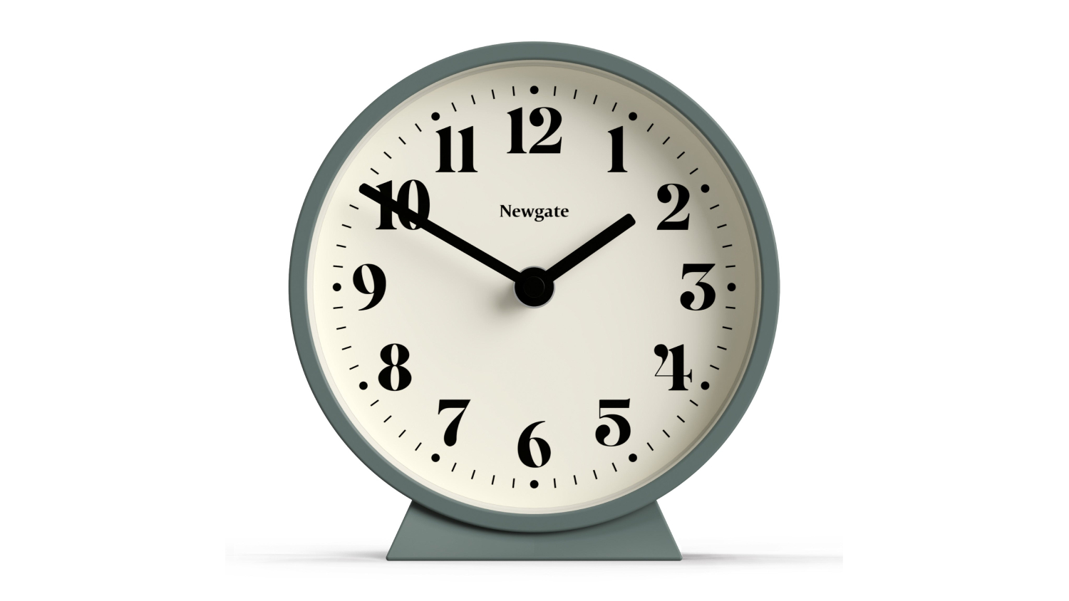 Newgate "Theatre" Classic Mantel Clock - Asparagus Green