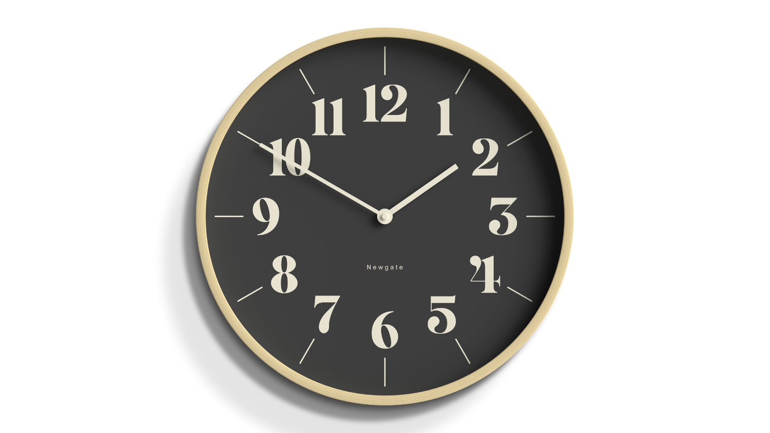 Newgate "Mr. Clarke" Wall Clock - Pale Wood/sumn