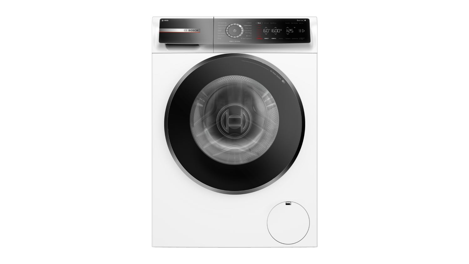 Bosch 10kg Front Loading Washing Machine - 14 Program i-Dos - White (Series 8/WGB256A1AU)