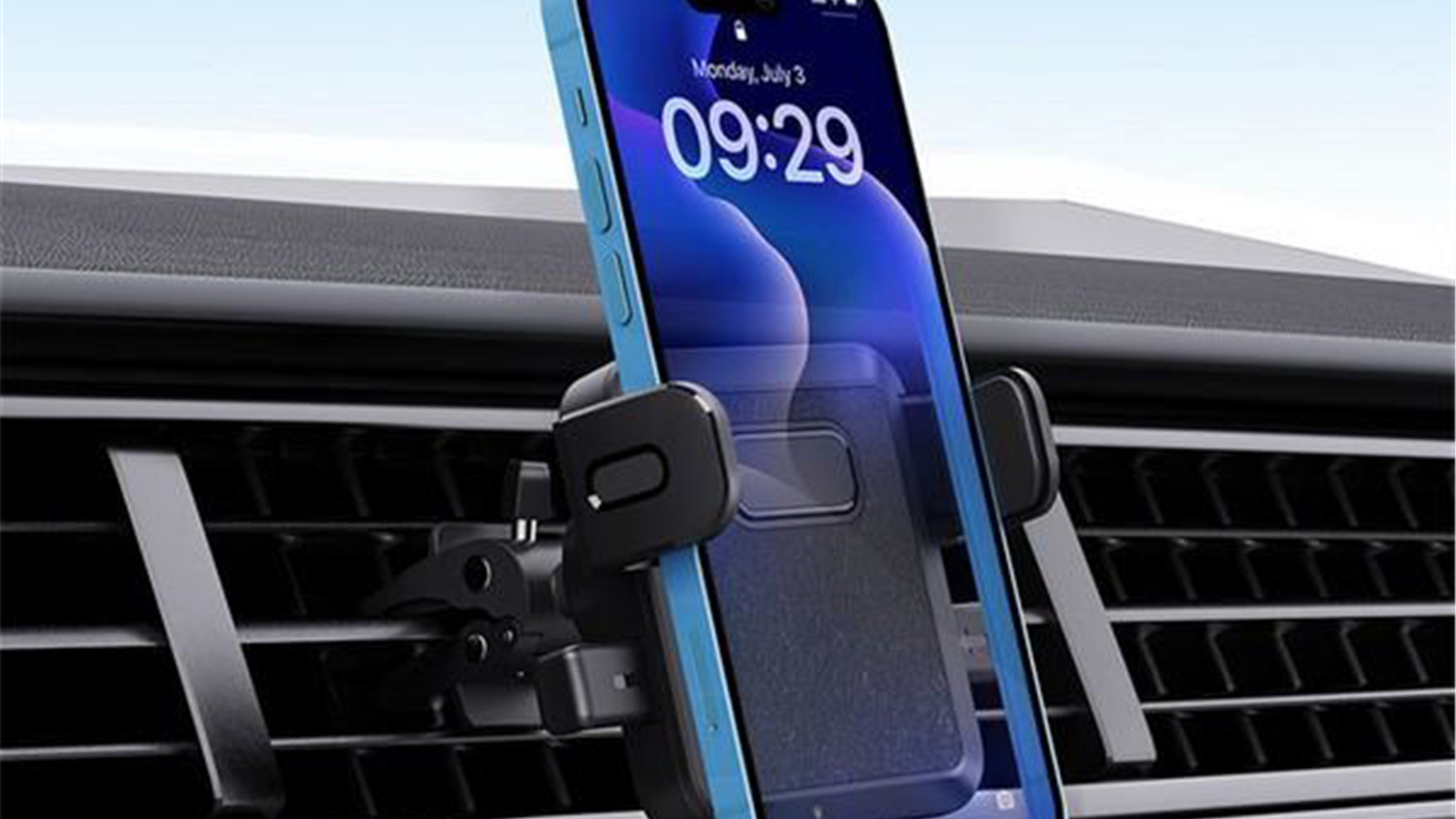 3sixT Quick Release Car Vent Mount for 4 - 7" Smartphones - Black (3S-2756)