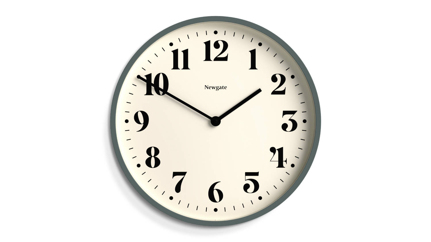 Newgate "Number Two" Wall Clock - Asparagus Green