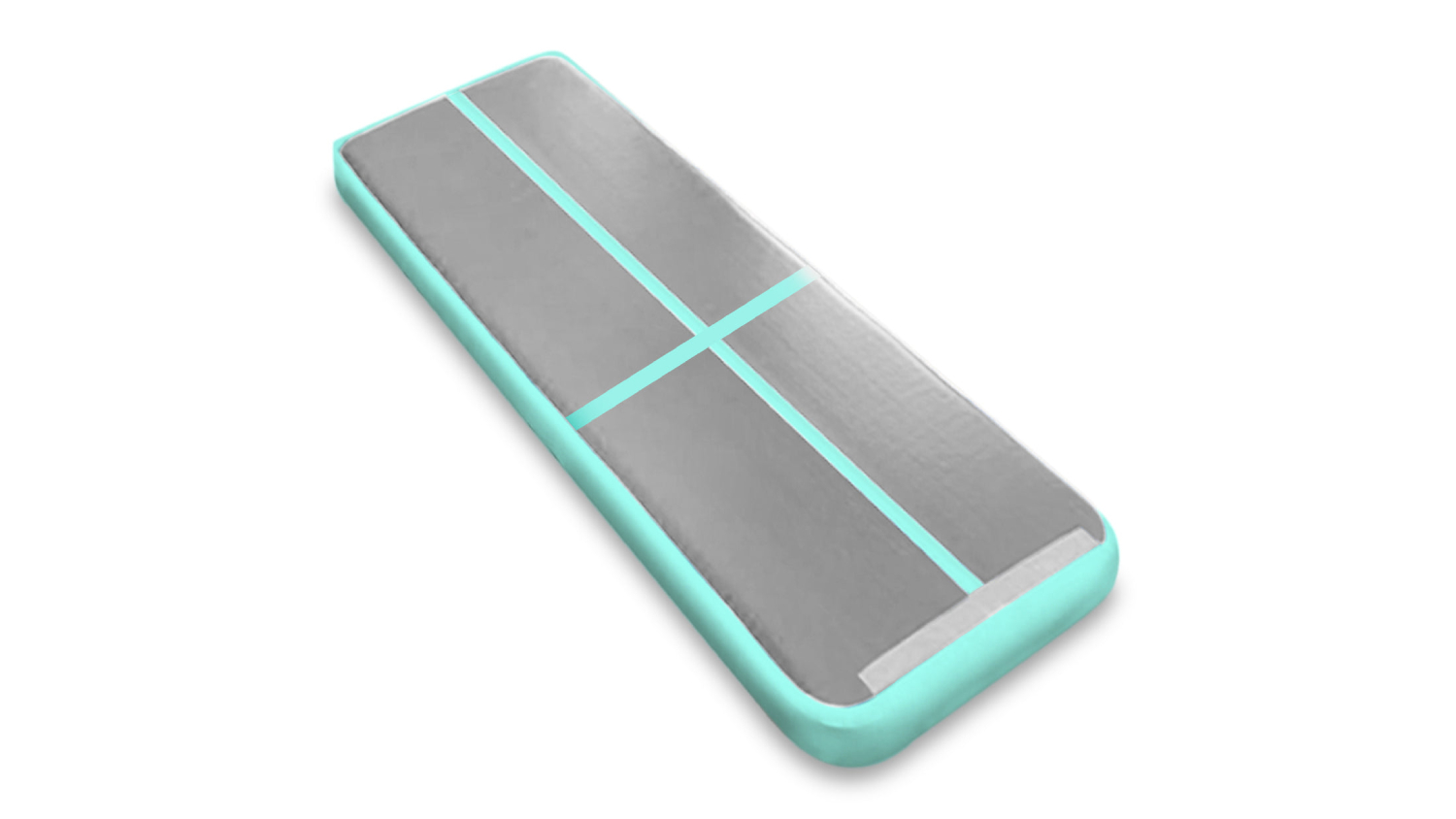 TSB Living Inflatable Gymnastics Air Track 3 x 1m - Mint Green