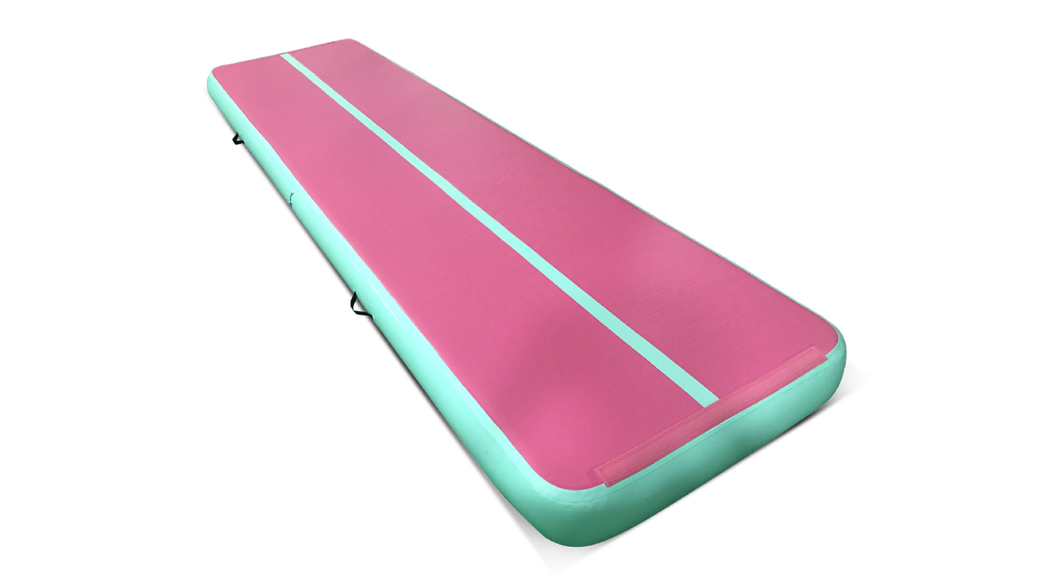 TSB Living Inflatable Gymnastics Air Track 5 x 1m - Pink/Green