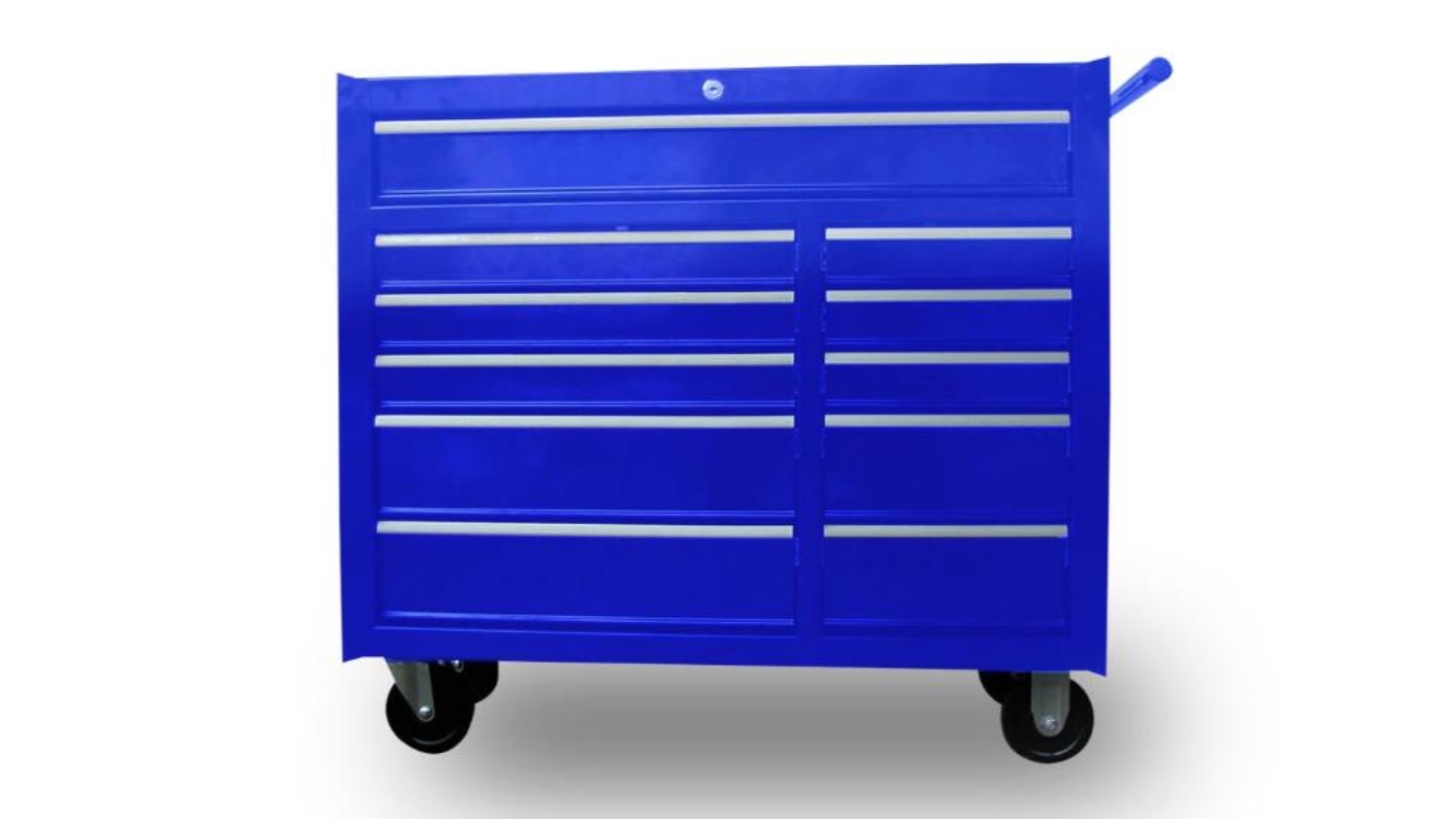TSB Living 11 Drawer Rolling Tool Cabinet with Push Handle - Blue