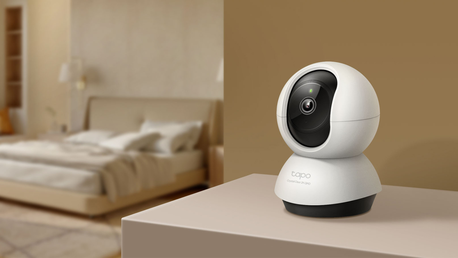 Tp-Link Tapo C220 2K 4MP Wired Pan & Tilt Security Camera with Wi-Fi Connectivity - 1 Pack (White)