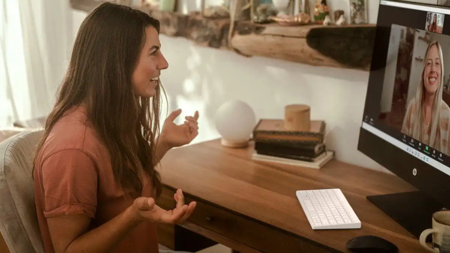 HP 350 Compact Wireless Keyboard for Multi-Devices - White (692T0AA)