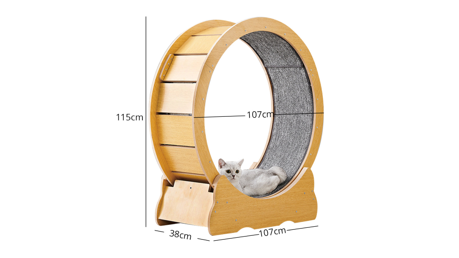TSB Living Running Wheel for Cats 1.15m
