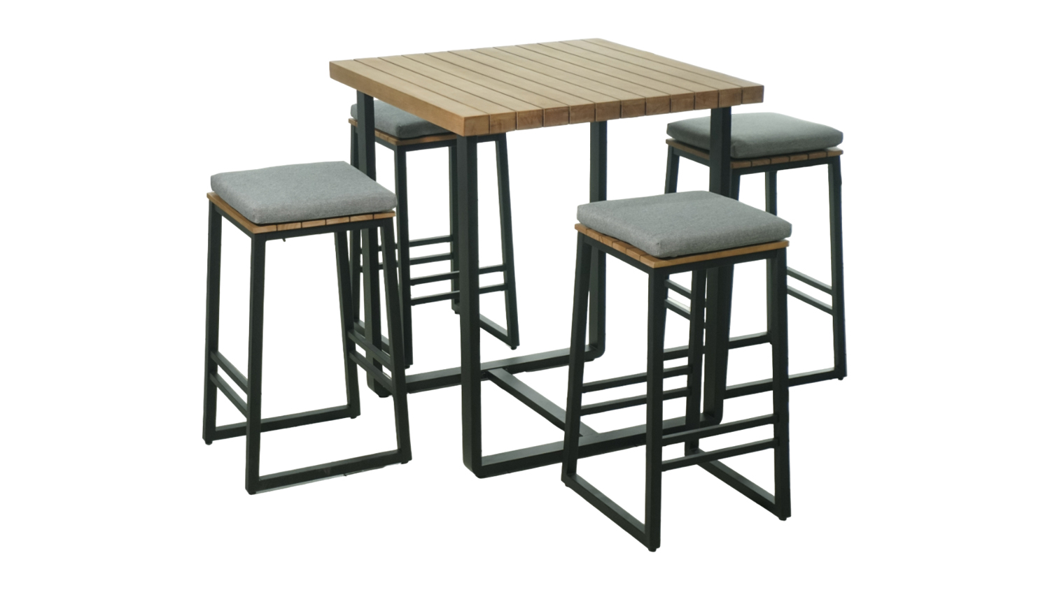 Pesaro 5 Piece Outdoor Bar Setting