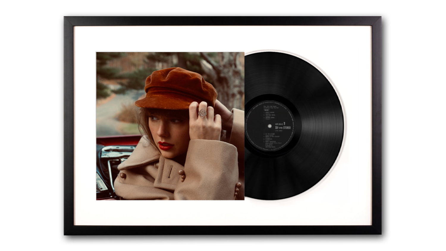 Taylor Swift - Red (Taylor's Version) Framed Vinyl + Album Art