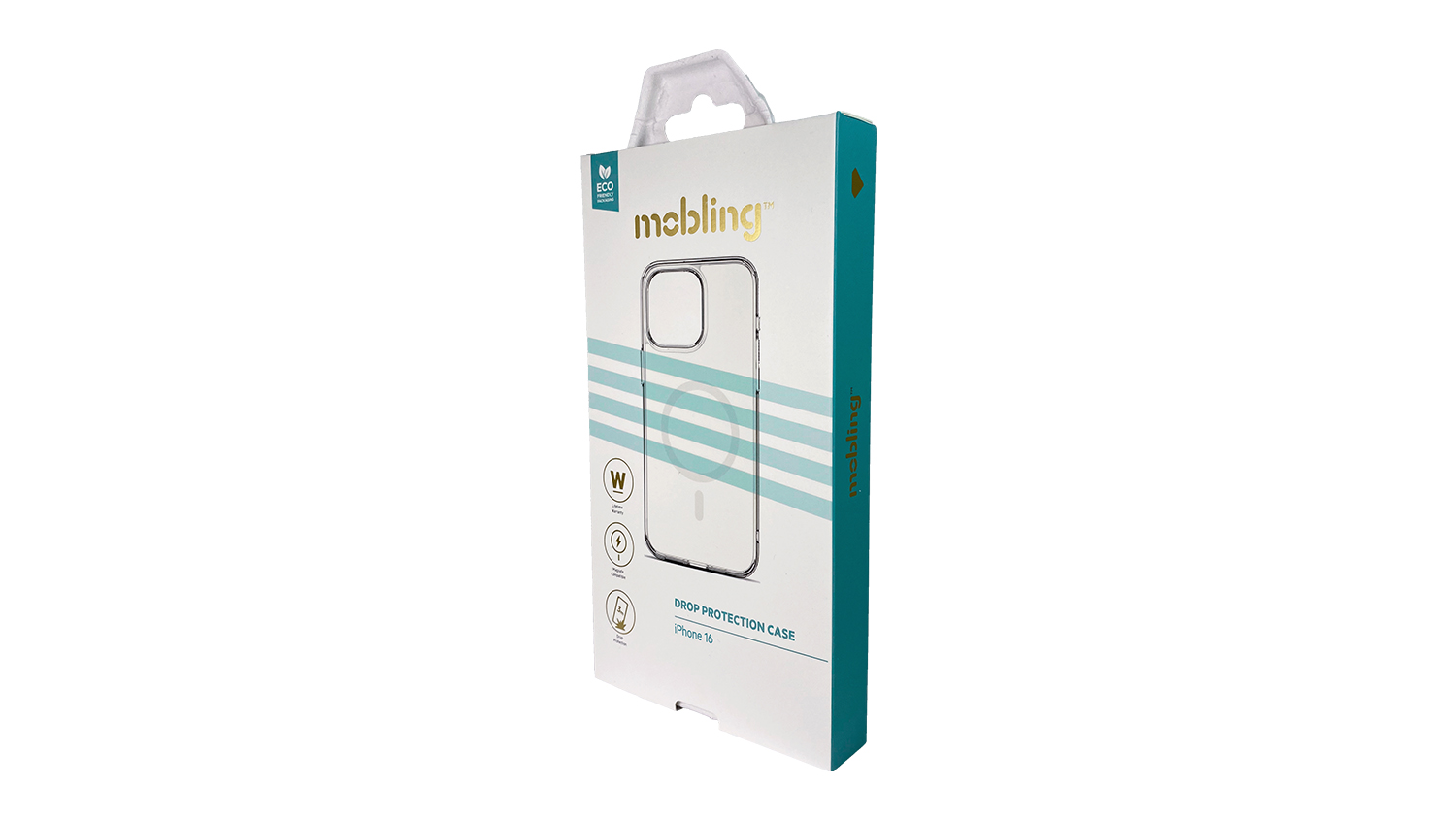 Mobling Military Case for iPhone 16 - Clear