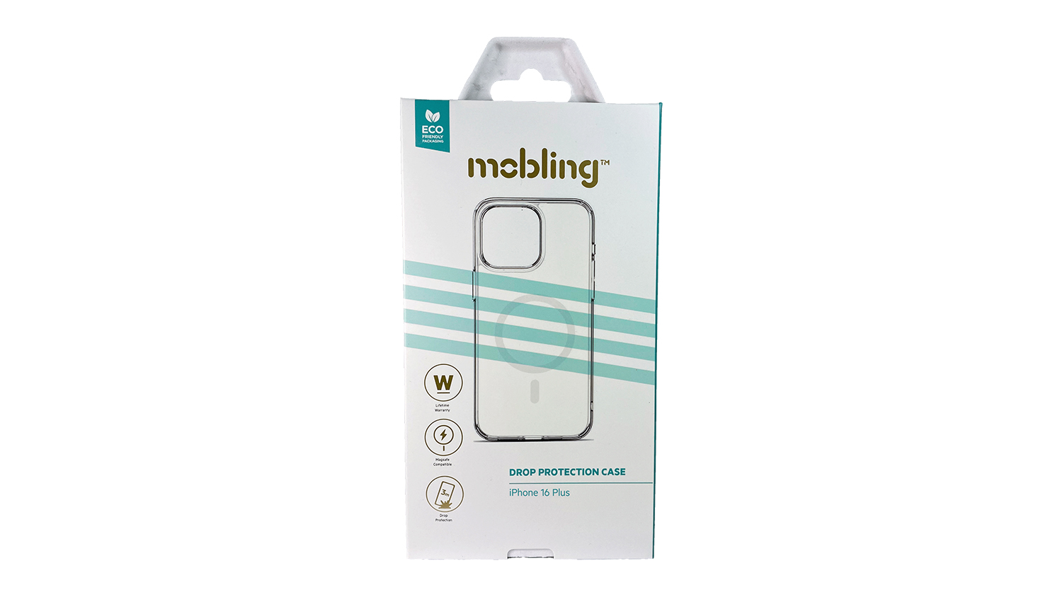 Mobling Military Case for iPhone 16 Plus - Clear