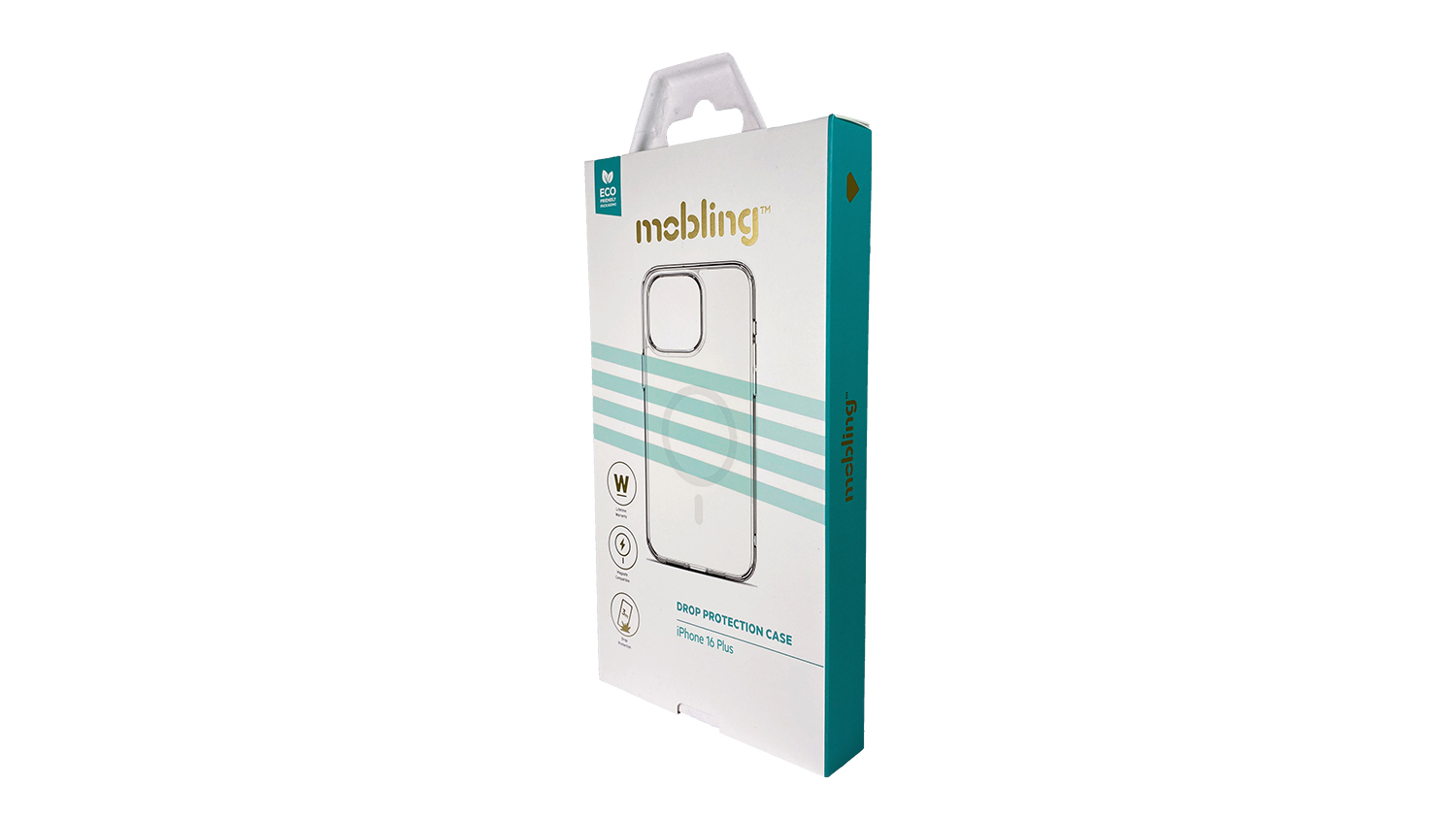 Mobling Military Case for iPhone 16 Plus - Clear