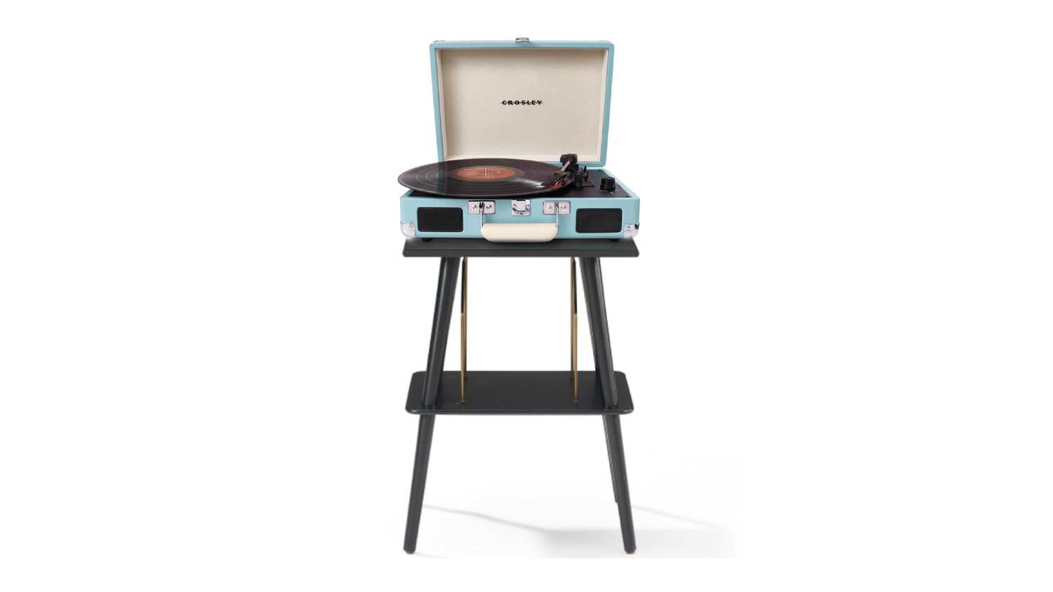 Crosley Cruiser Bluetooth Turntable with Storage Stand - Turquoise