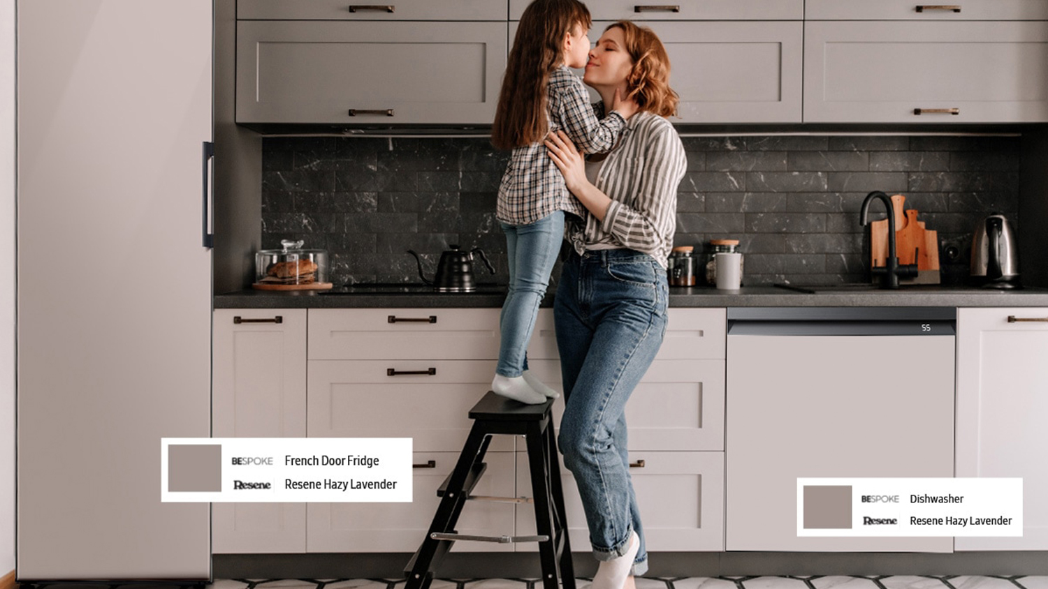 Samsung 15 Place Setting Dishwasher - Built-Under with 8 Programs - Panel Ready (Bespoke/DW60CB750UAPSA)