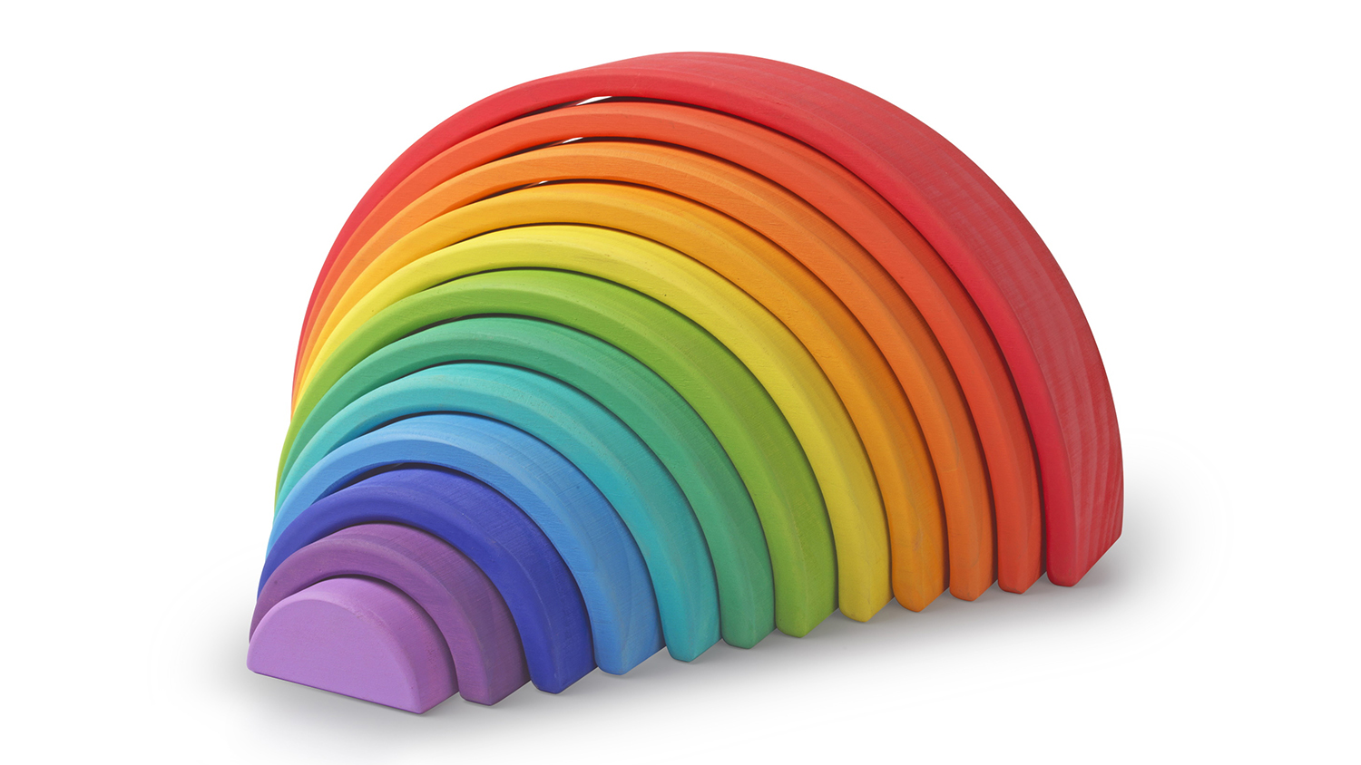 Kinderfeets Large Wooden Arches - Rainbow