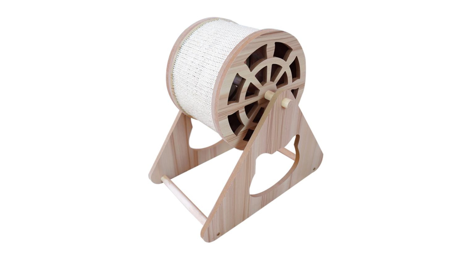 TSB Living Hemp Fabric Cat Scratching Wheel