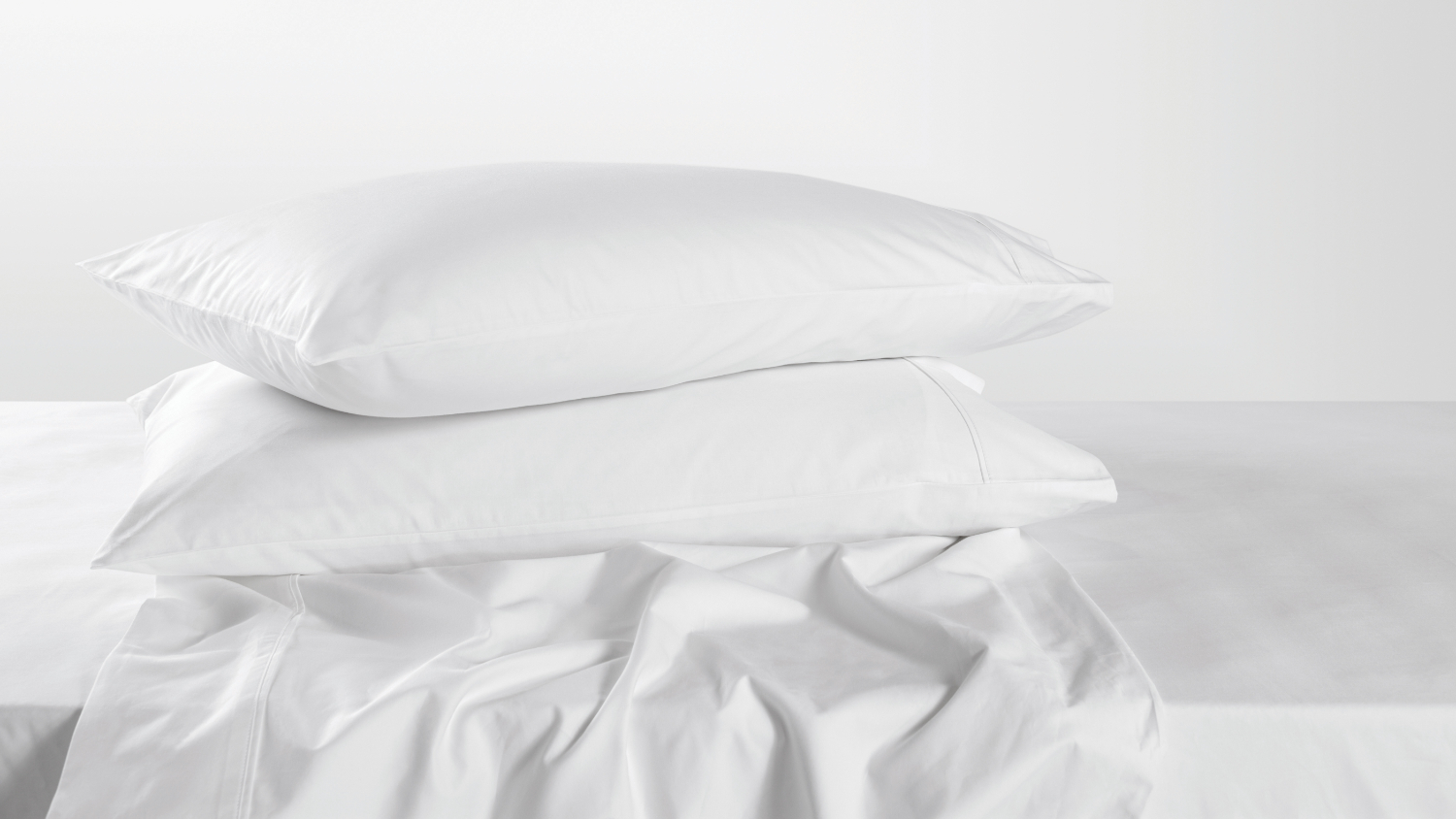375TC Tencel Cotton White Sheet Set by Top Drawer