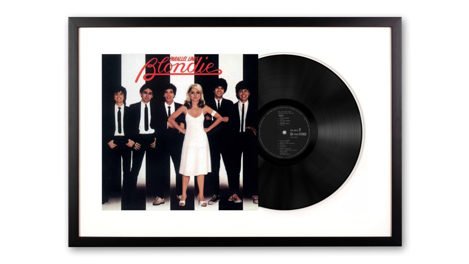 Blondie - Parallel Lines Framed Vinyl + Album Art