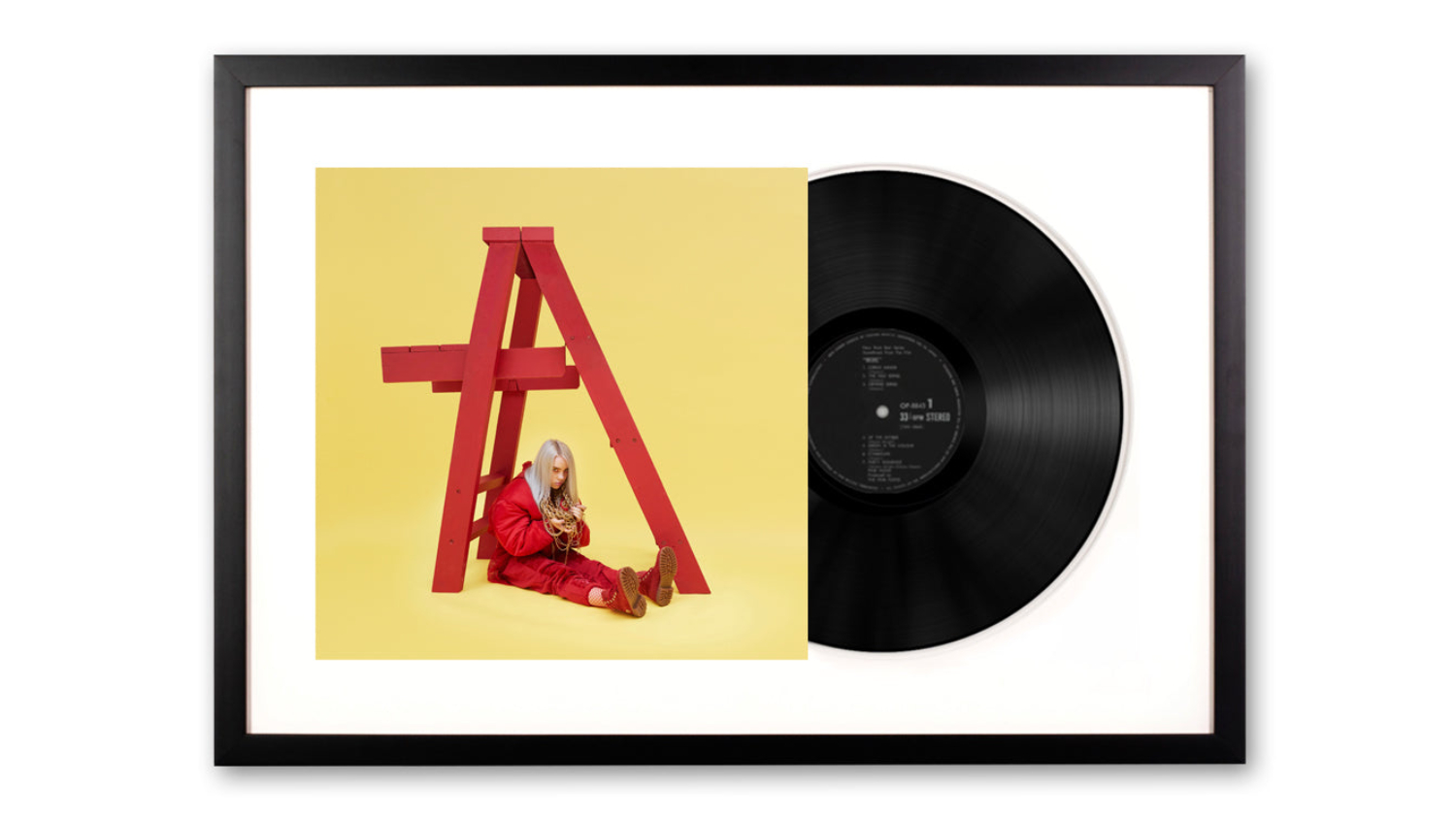 Billie Eilish - Don't Smile At Me Framed Vinyl + Album Art