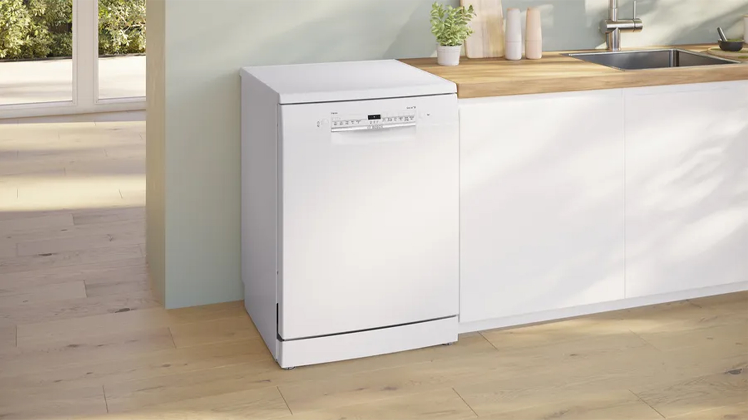 Bosch 13 Place Setting Freestanding Dishwasher - White (SMS2ITW01A)