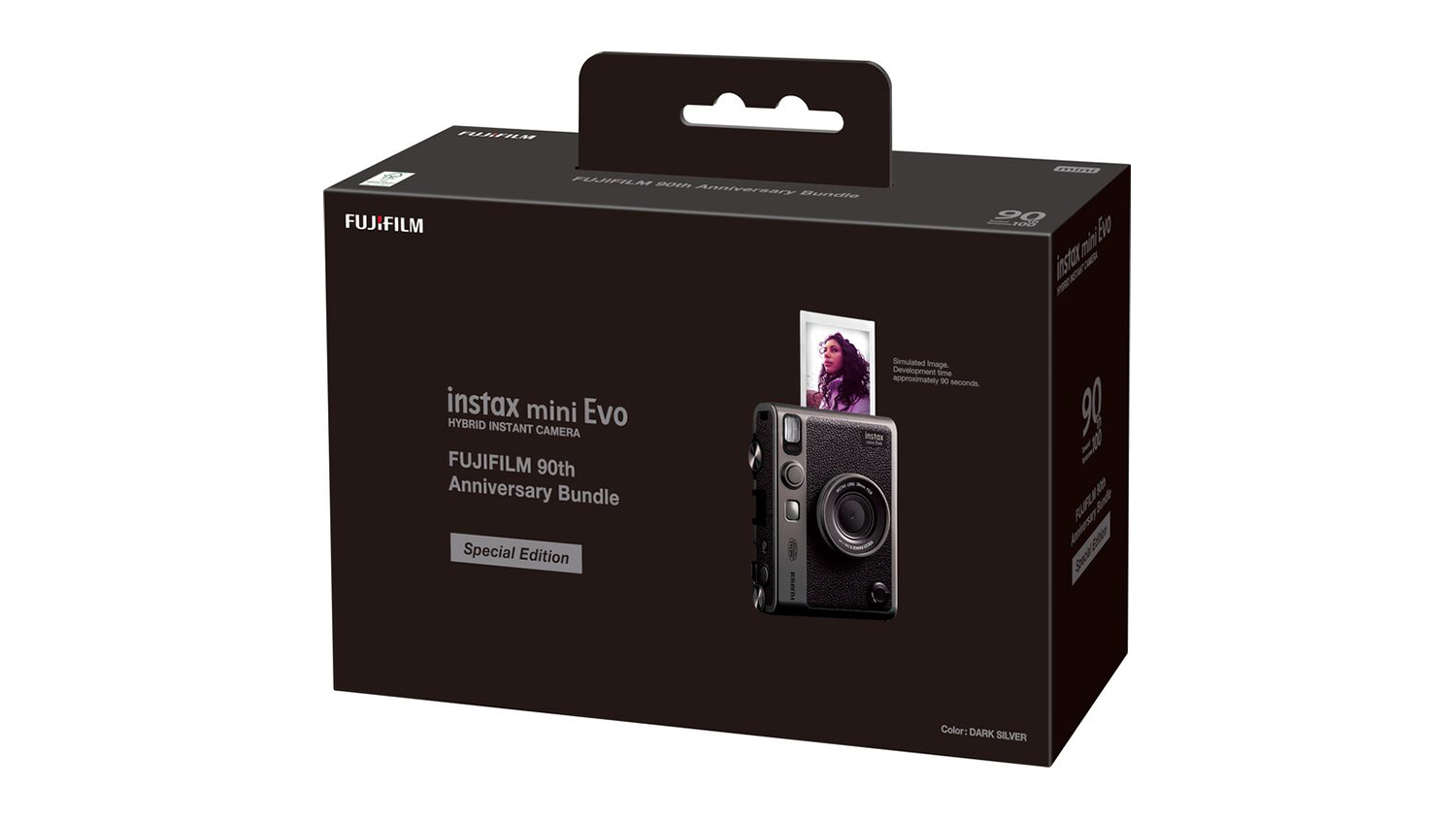 Instax Mini Evo Hybrid Instant Film Camera Dark Silver (Fujifilm