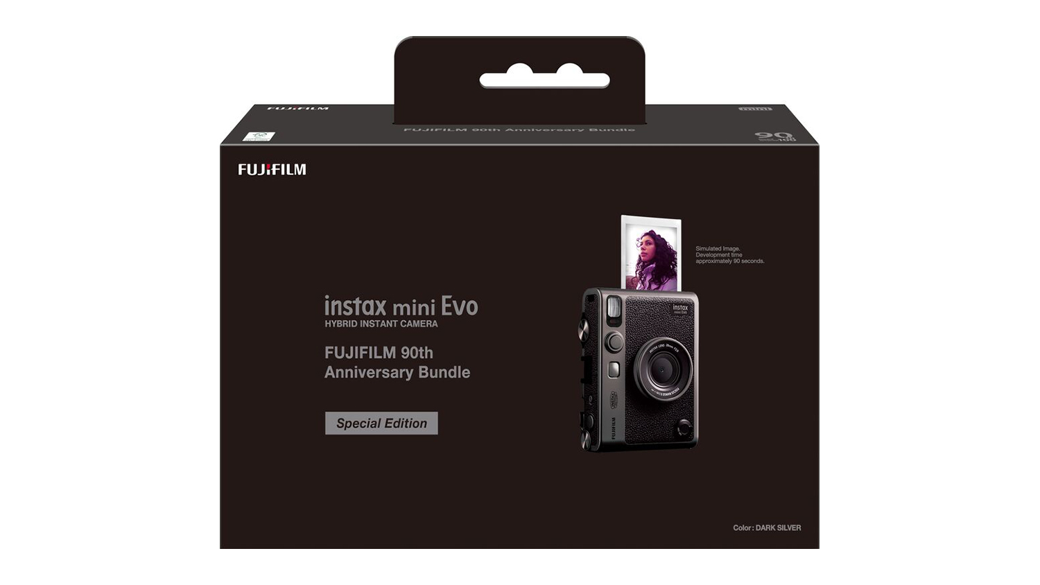 Instax Mini Evo Hybrid Instant Film Camera - Dark Silver